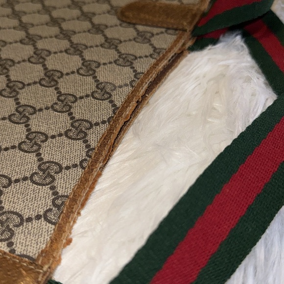 Vintage Gucci shoulder tote sherry line Brown Authentic used condition (as is) - Picture 16 of 16